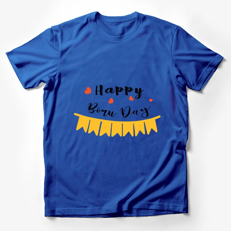 Guirlande de fanions avec cœurs Homme T-Shirt