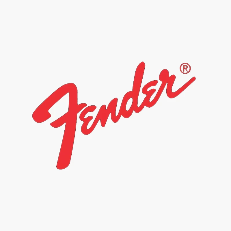 Fender Musical Instruments Corporation Red Logo Cotton Tote Bag