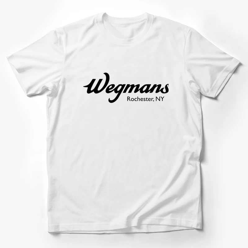 Wegmans Supermarket Logo from Rochester, New York Male T-Shirt