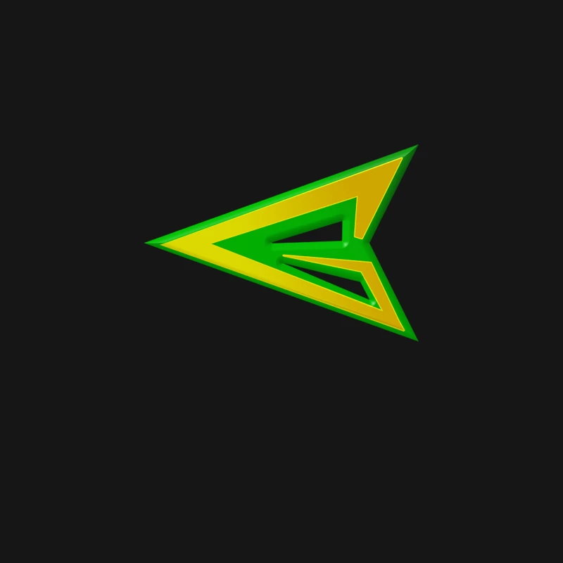 Green Arrow logo Desk Mat
