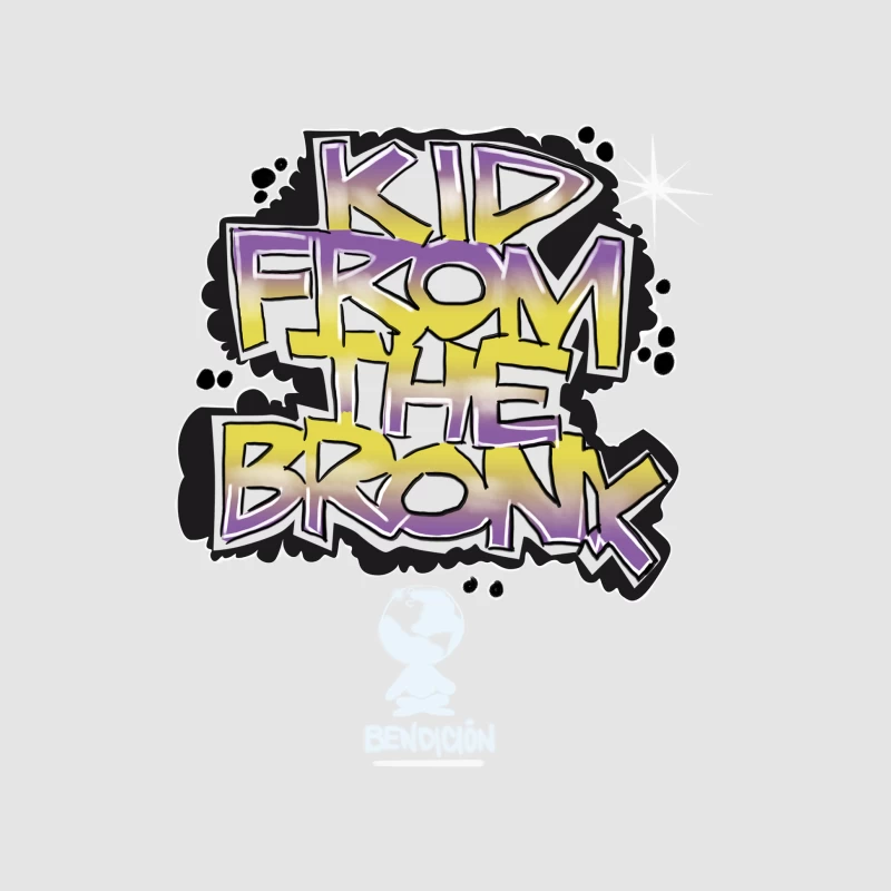 Urbaner Graffiti-Stil aus der Bronx Herren Pullover Hoodie