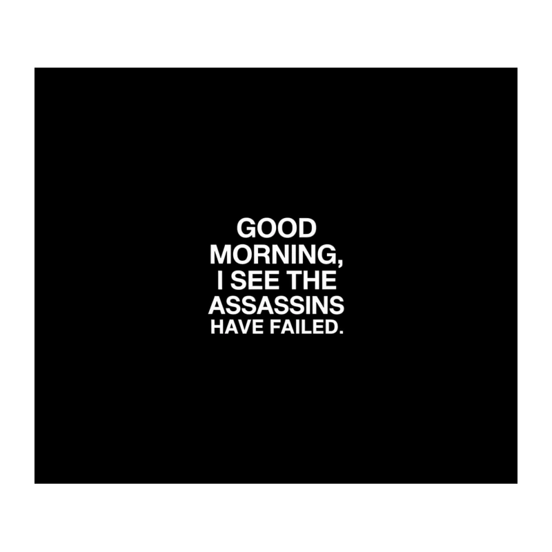 Minimalist White Text: Morning Motivation Tapestry
