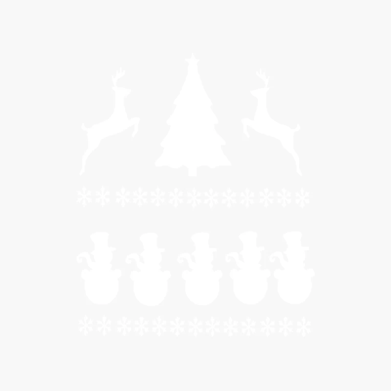 Christmas Scene Reindeer Funny Cotton Tote Bag