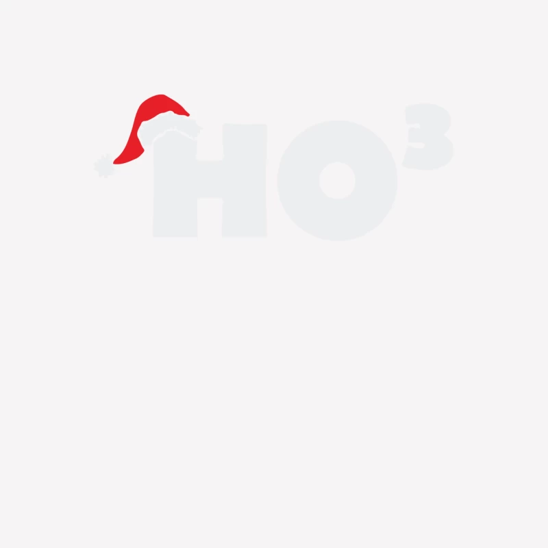 Ho Ho Ho Cubed Male T-Shirt
