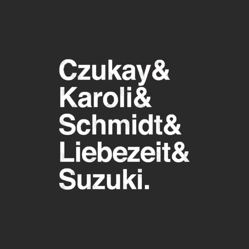 CAN  Krautrock Names List Design Baseball Cap