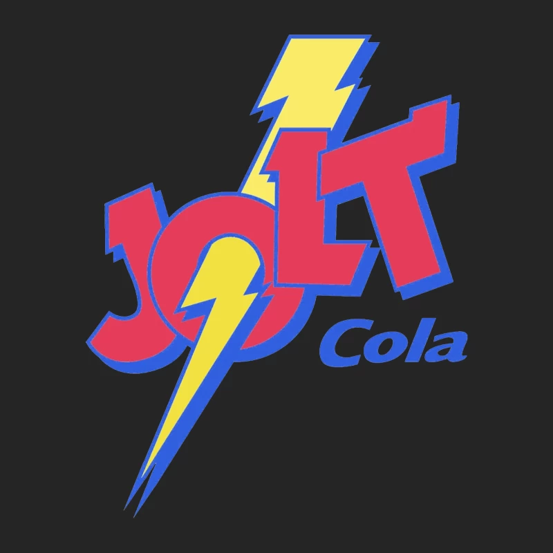 Retro Jolt Cola Energy Drink Logo with Lightning Bolt Design Female Pullover Sweatshirt