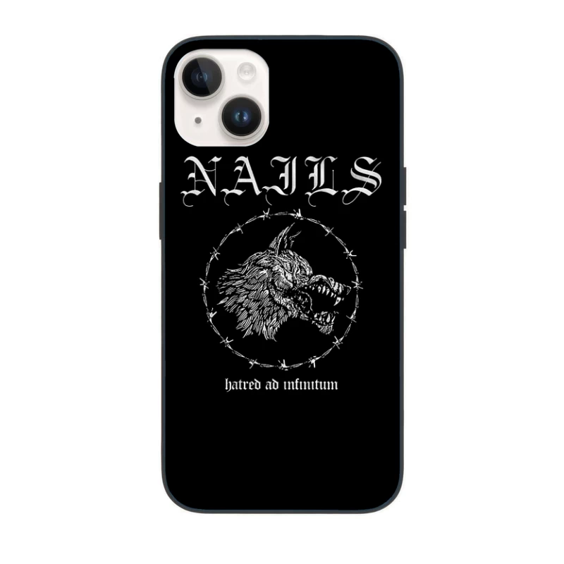 Nails Hatred Ad Infinitum iPhone Case