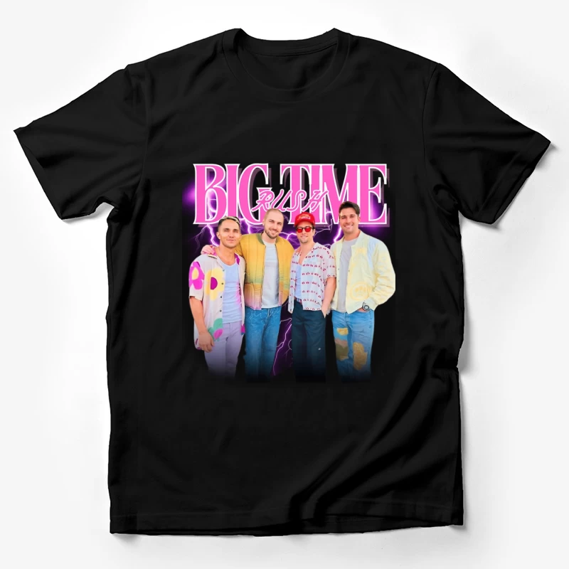 Big Time Rush Boy Band Members in Casual Modern Fashion Male T-Shirt