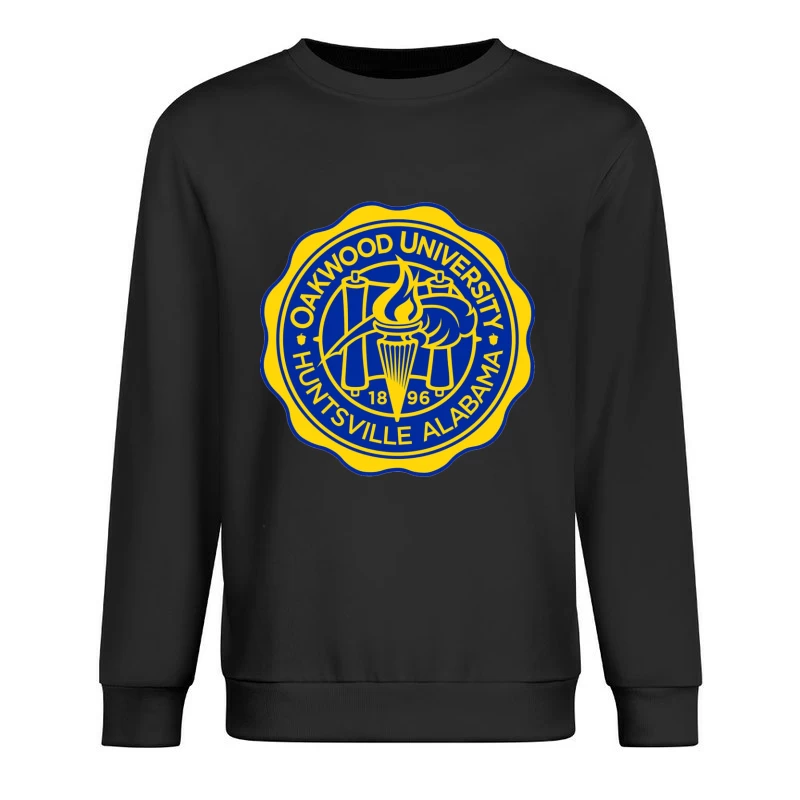 Official Seal of Oakwood University in Huntsville, Alabama Male Pullover Sweatshirt