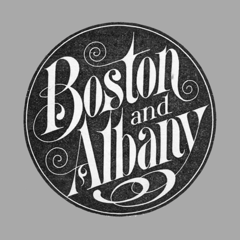 Boston and Albany Railroad Male Pullover Hoodie