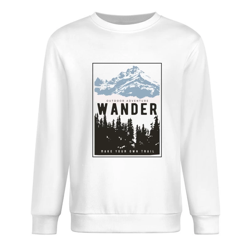 Outdoor Abenteuer: Berge und Wälder Herren Pullover Sweatshirt