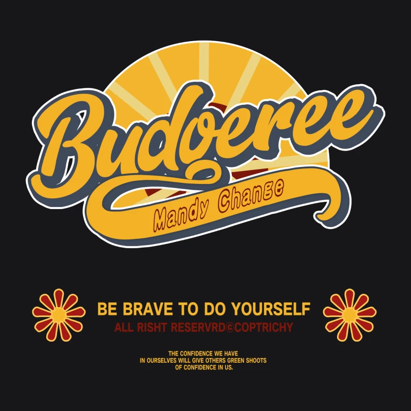 Budoeree Design mit Motivationsbotschaft Herren Pullover Hoodie