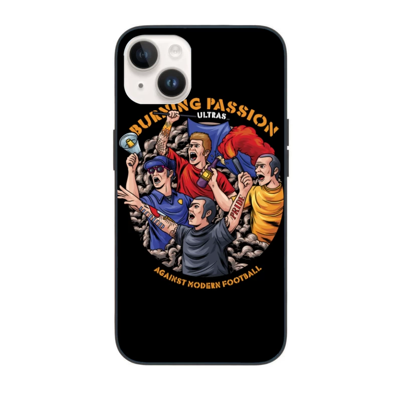 Passionate Ultras Against Modern Football iPhone Case