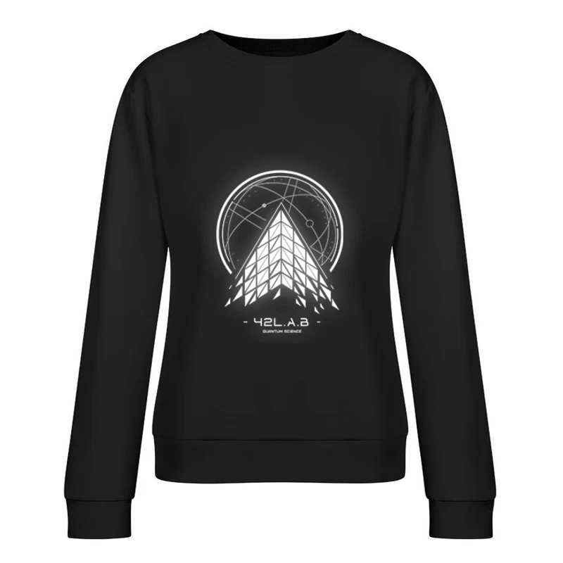 Leuchtender Totenkopf Damen Pullover Sweatshirt
