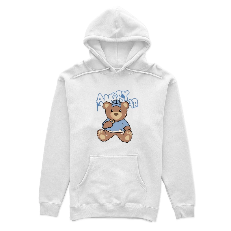 Wütender Teddy mit Keks Damen Pullover Hoodie