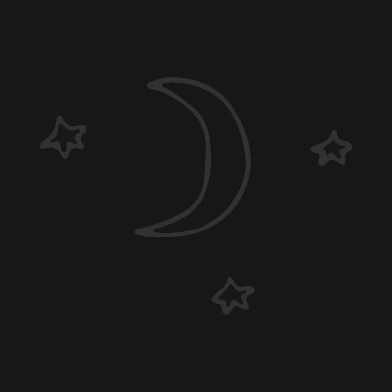 Lune et étoiles dans le ciel nocturne Femme Sweat à capuche