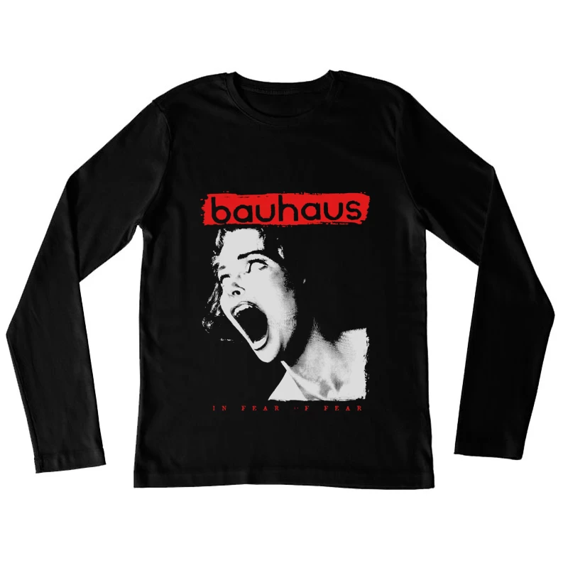 Bauhaus - In Fear of Fear Gothic Album Art Female Long Sleeve T-Shirt