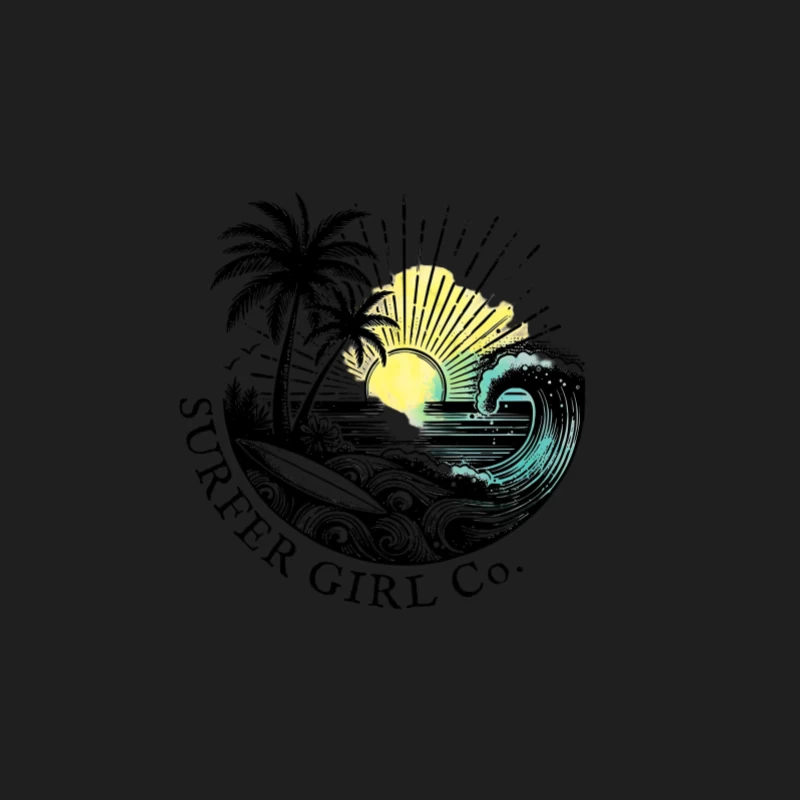 Coucher de soleil à la plage avec vagues Homme Débardeur