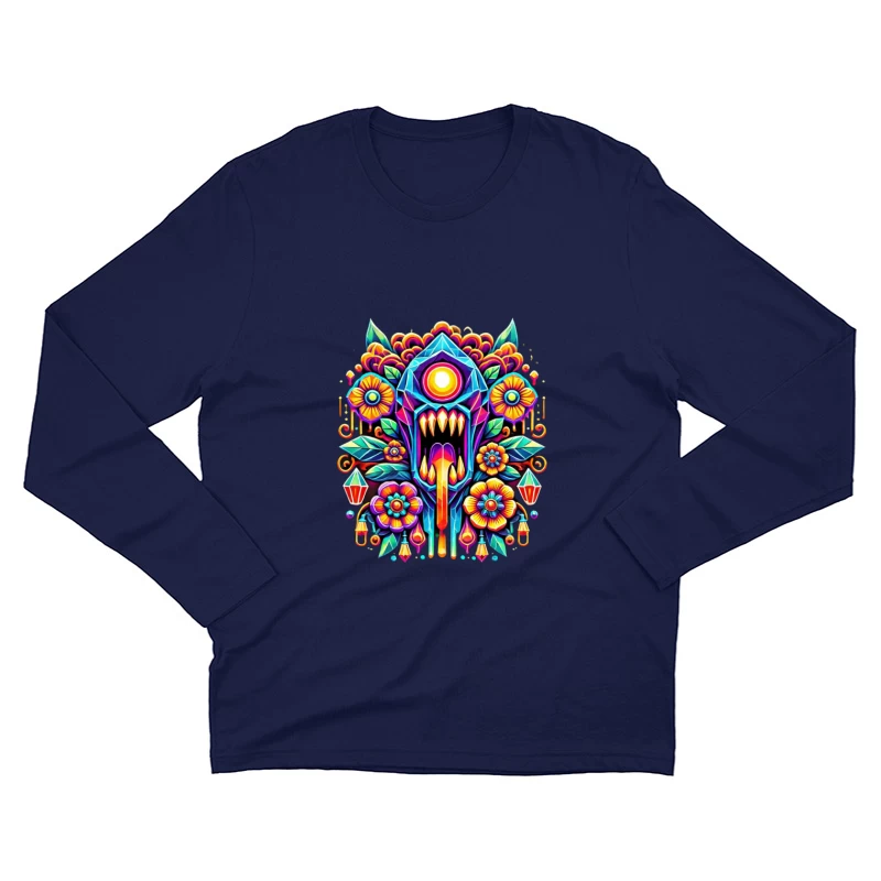 Flowers and the Beast Male Long Sleeve T-Shirt