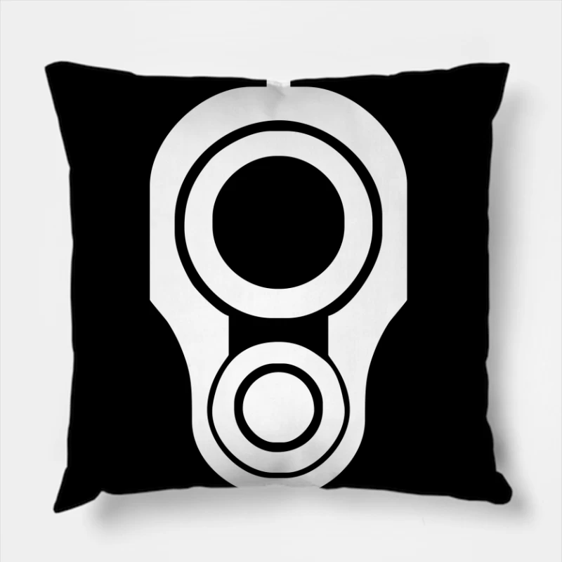 1911 Barrel Throw Pillow