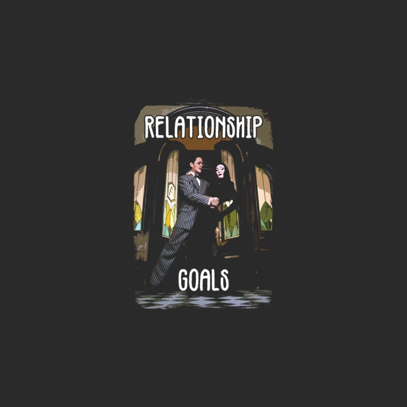 Gomez and Morticia - Relationship Goals Baseball Cap