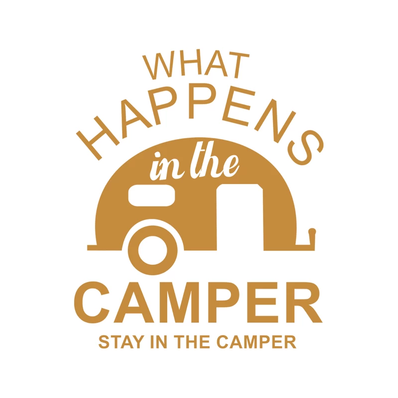 What Happens In Camper Stays In Camper Vintage Style Camp Funny Tapestry