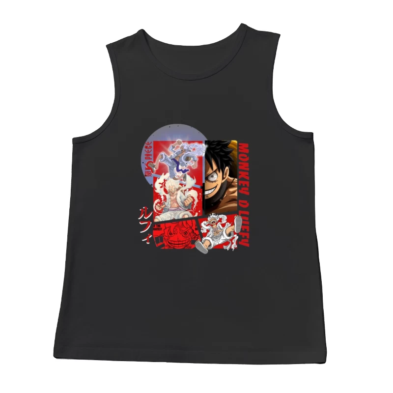 Luffy Illustration aus One Piece Herren Tanktops