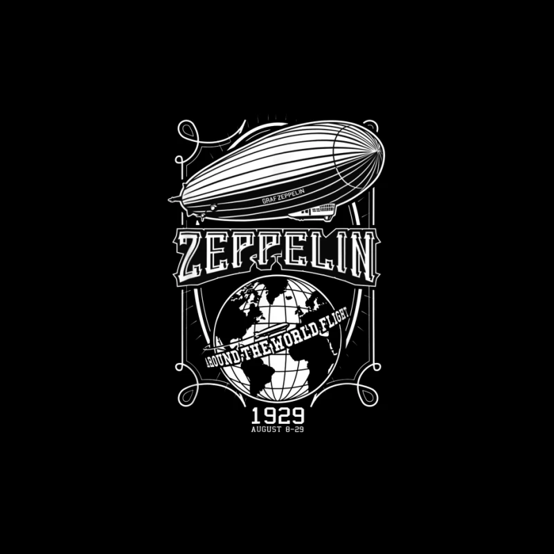 Vintage 1929 Zeppelin Airship Concert Promotional Design Pin