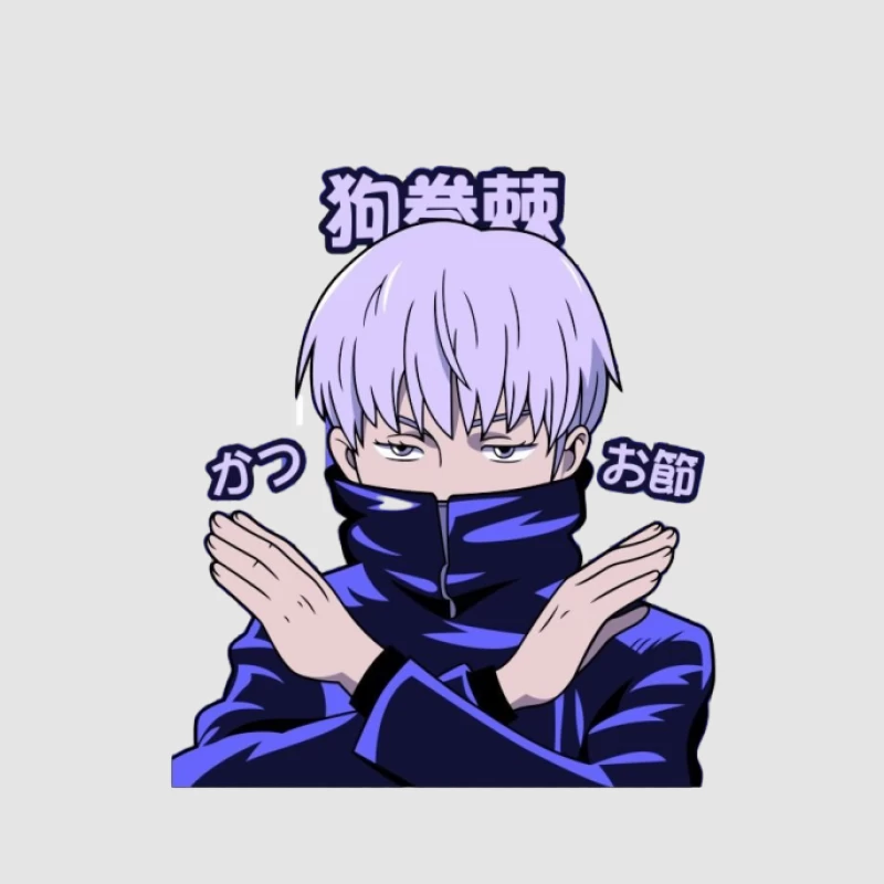 Anime Charakter mit lila Haaren und blauer Kleidung Herren Pullover Hoodie