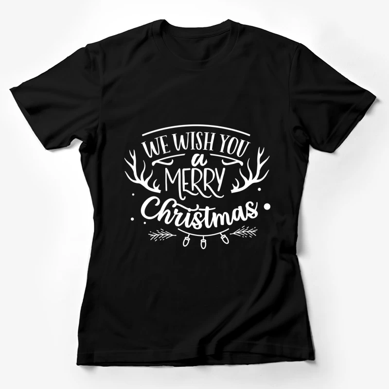 Carte de vœux de Noël festive Femme T-Shirt