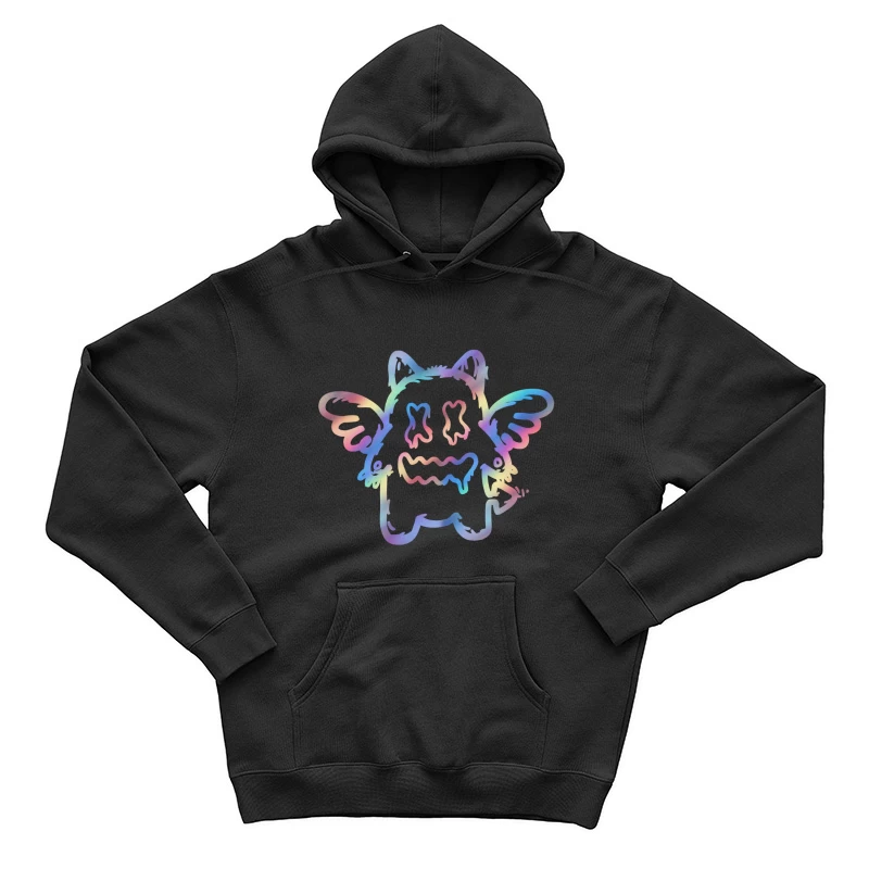 Buntes fliegendes Monster Herren Pullover Hoodie