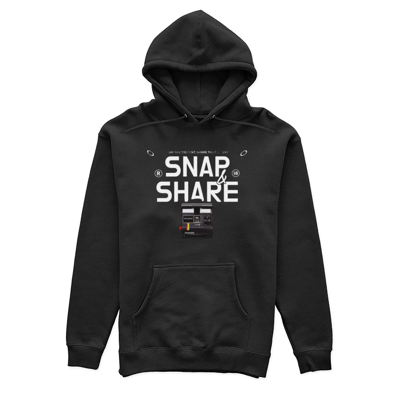 Teilen Sie den Moment mit einer Polaroid-Kamera Damen Pullover Hoodie