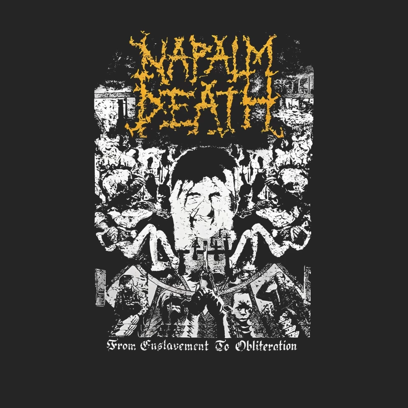 Napalm Death From Enslavement to Obliteration Male Pullover Sweatshirt