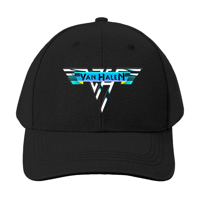 Van Halen Classic Band Logo in Retro 80s Style Baseball Cap