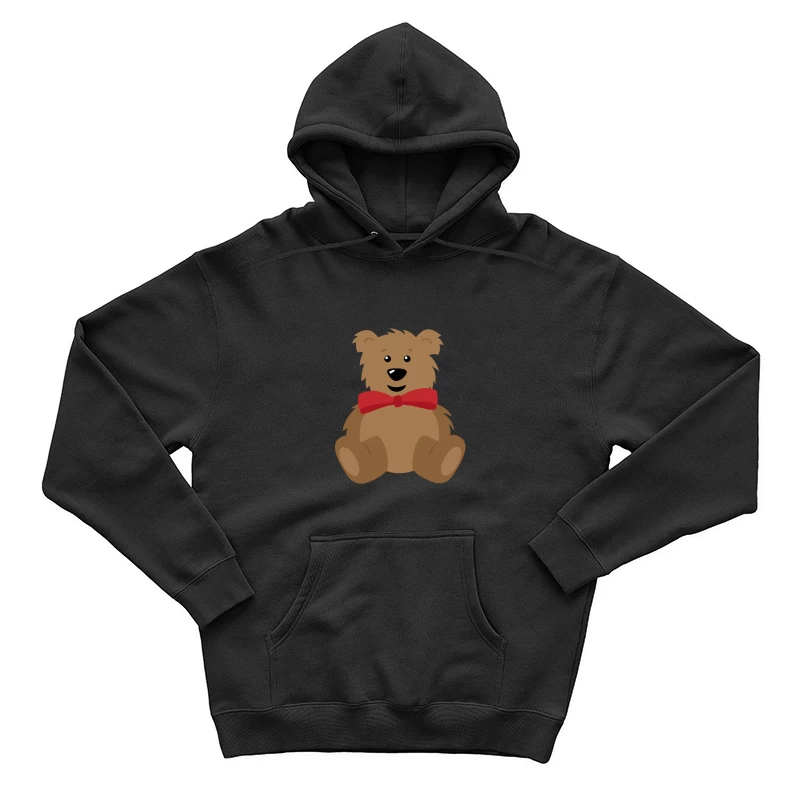 Ours en peluche avec nœud papillon rouge Homme Sweat à capuche
