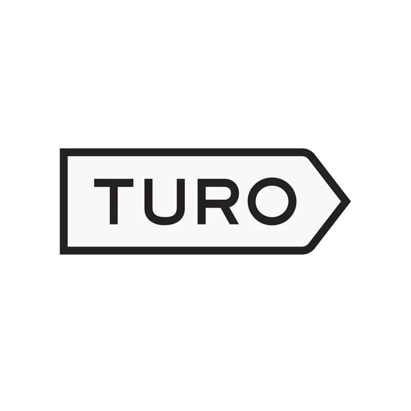 Turo Car-Sharing Service Minimalist Arrow Logo Desk Mat