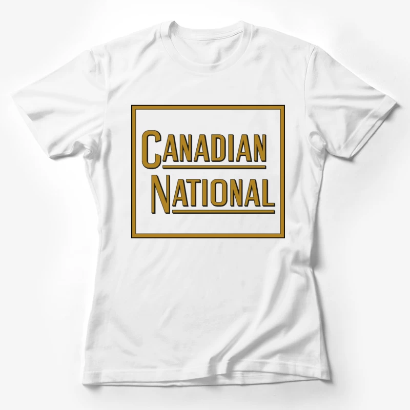 Canadian National Railways 2 Female T-Shirt