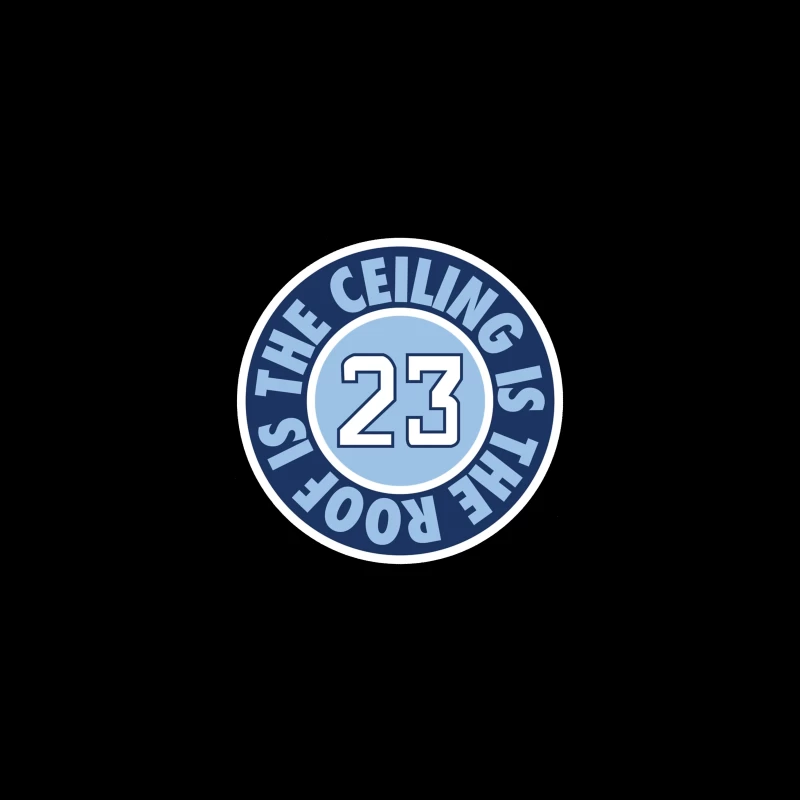 23 The Ceiling is the Roof Desk Mat