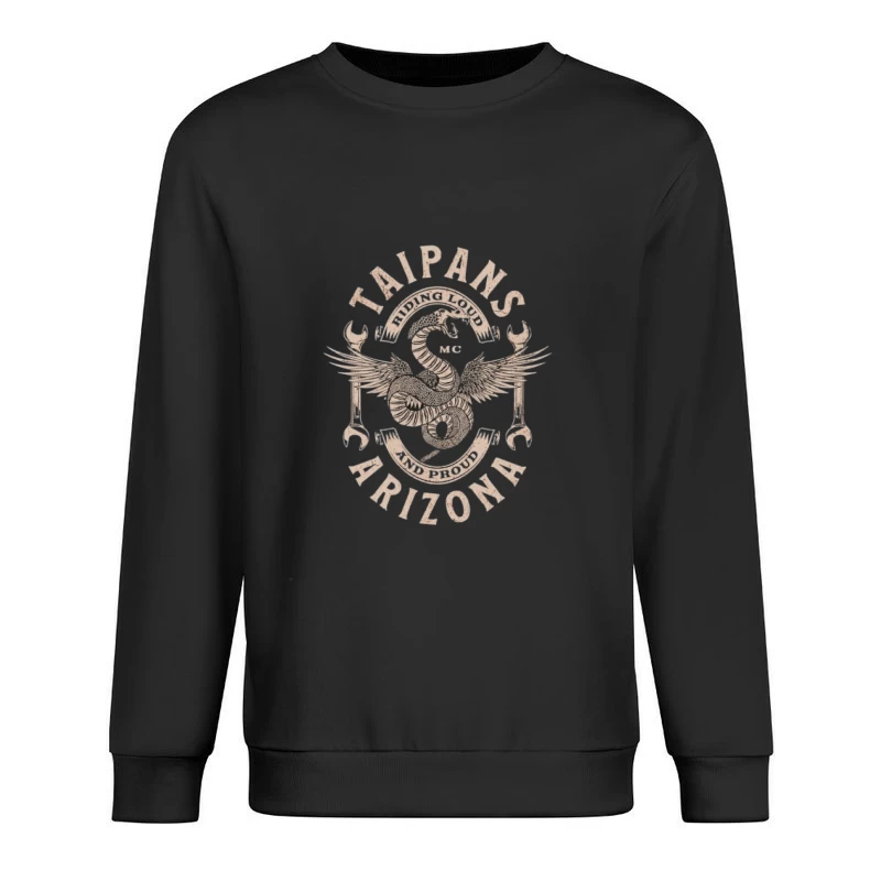 Arizona Taipans Logo mit Flügeln Herren Pullover Sweatshirt