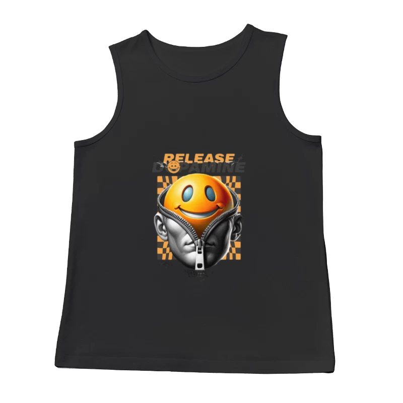 Freisetzung von Dopamin mit einem Lächeln Herren Tanktops