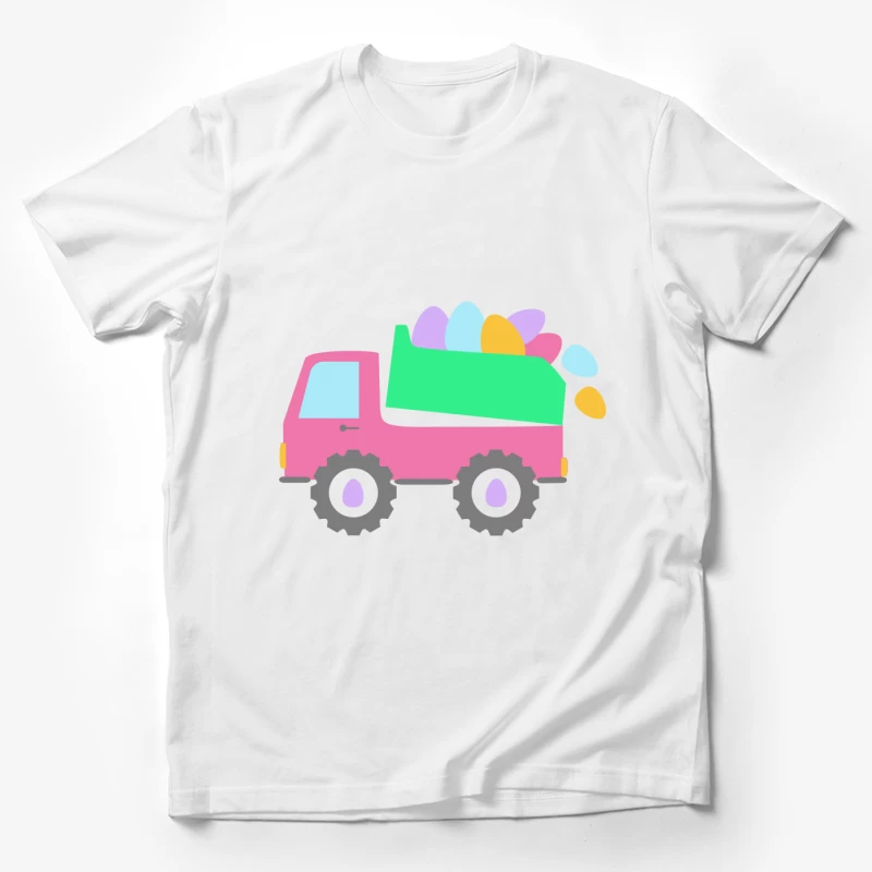 Camion coloré avec œufs décoratifs Homme T-Shirt