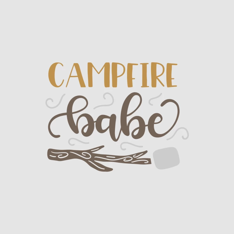 Design de Campfire Babe Homme Sweat à capuche