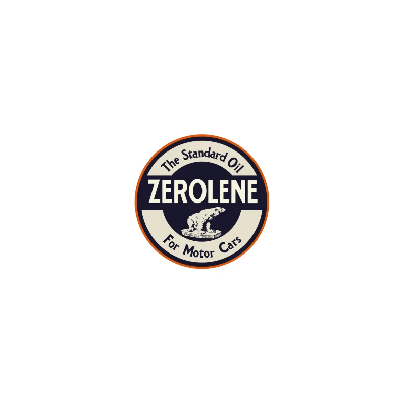 Vintage Standard Oil Zerolene Motor Oil Advertisement with Polar Bear Logo Coffee Mug