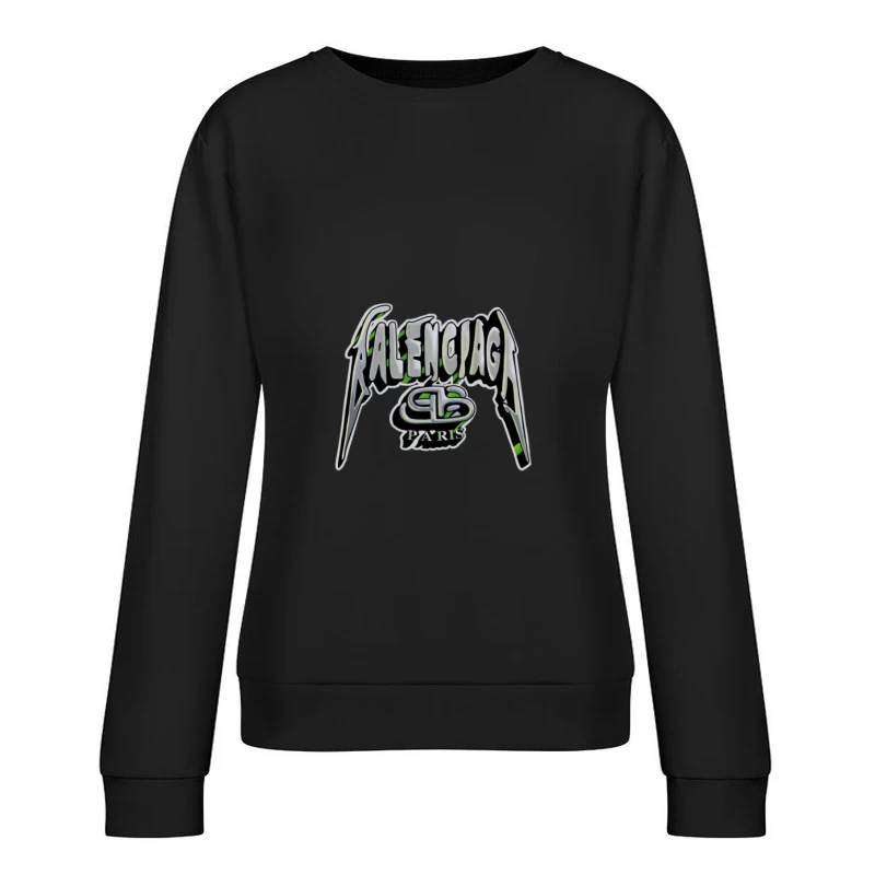 Design de logo métal de Balenciaga Femme Sweat-shirt à enfiler