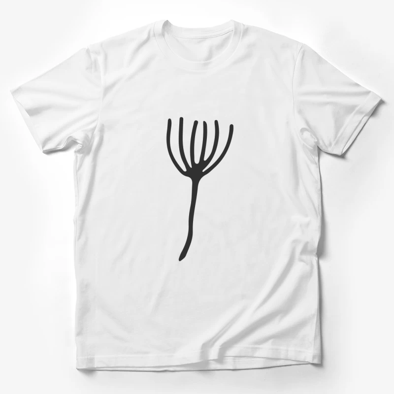 Branche abstraite avec lignes Homme T-Shirt