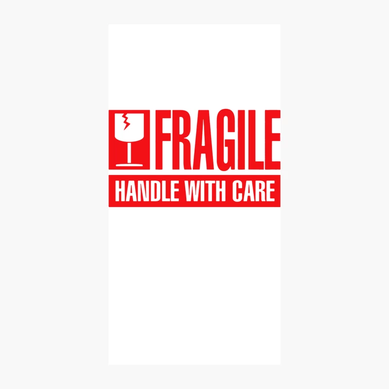 Fragile Handle with Care iPhone Case