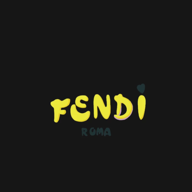 Logo Fendi avec design de cœur Homme Manches Longues T-Shirt