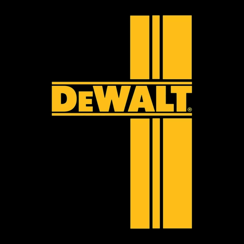 DeWalt Power Tools Brand Logo in Yellow Pin