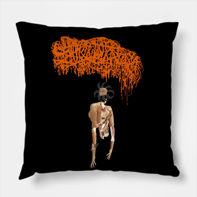 Sanguisugabogg Band Vintage Throw Pillow