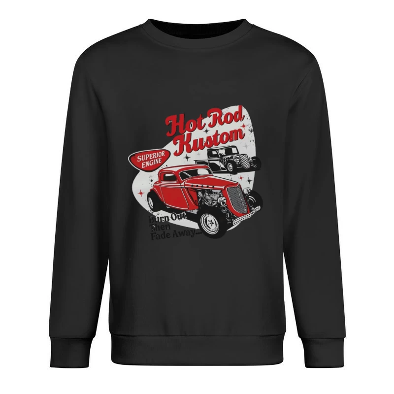 Hot Rod Kustom Design mit klassischem Auto Herren Pullover Sweatshirt